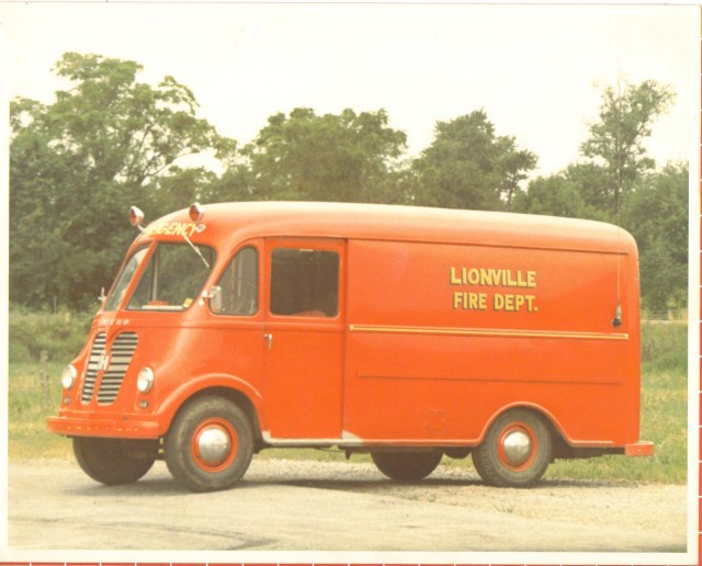 1950 International Step Van. Lionville's First Rescue Truck.